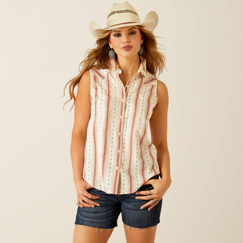 Ariat R.E.A.L. Billie Jean Ladies Shirt - Blackhawk Ikat