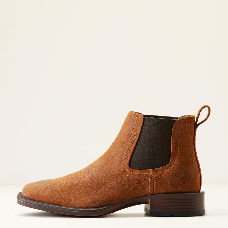 botin piel de res