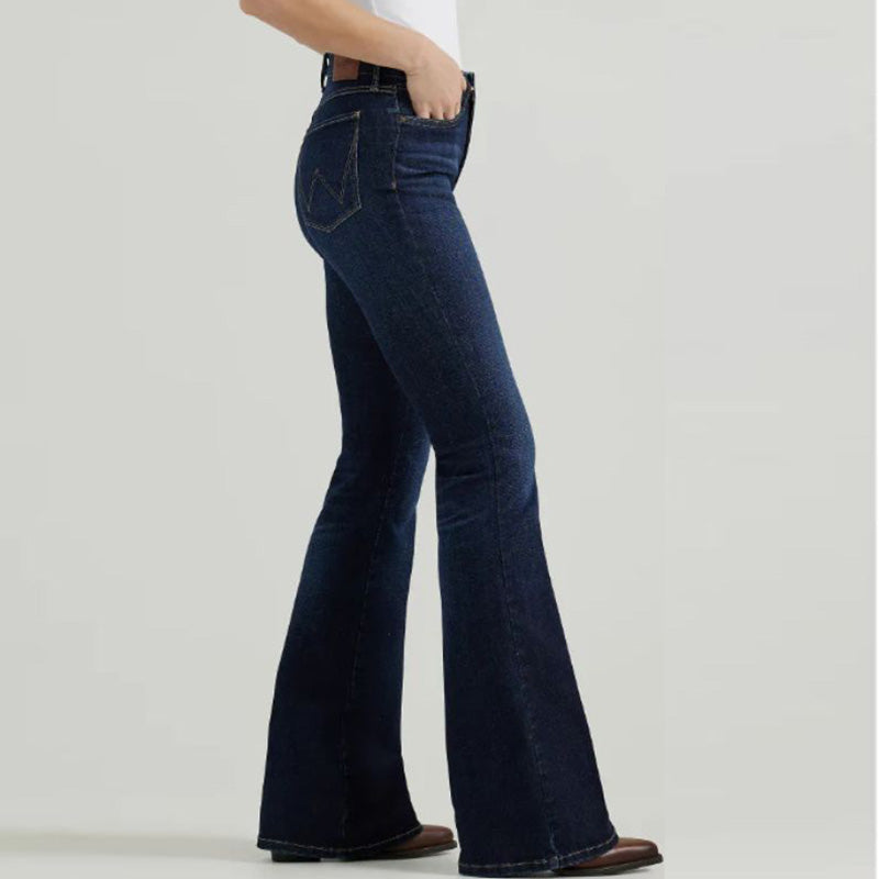 Pantalon Acampanado Vaqueros Wrangler Mujer Pantalon Madilyn