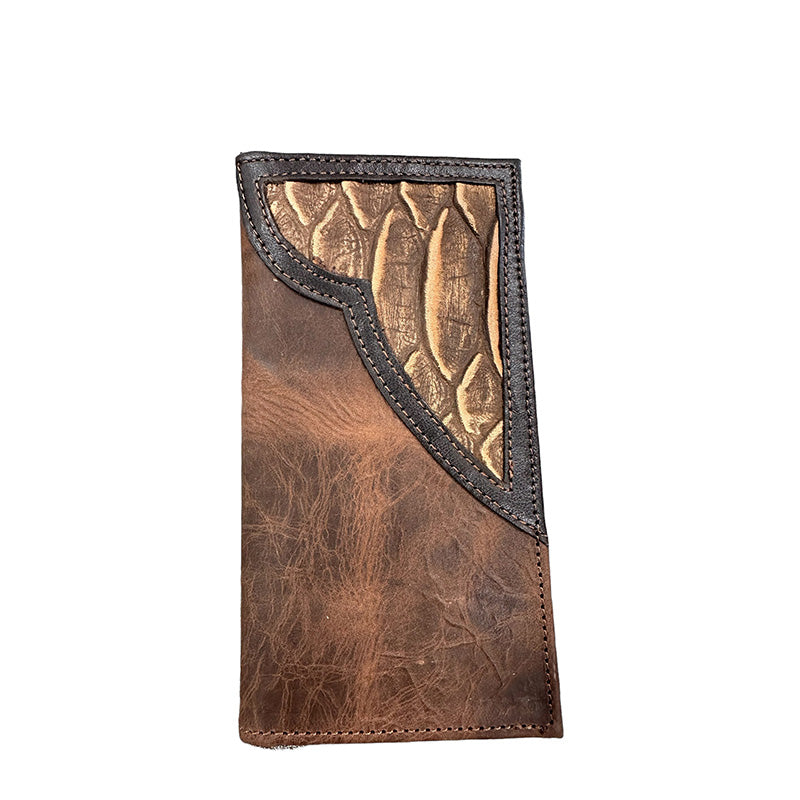 Cartera de piel de res