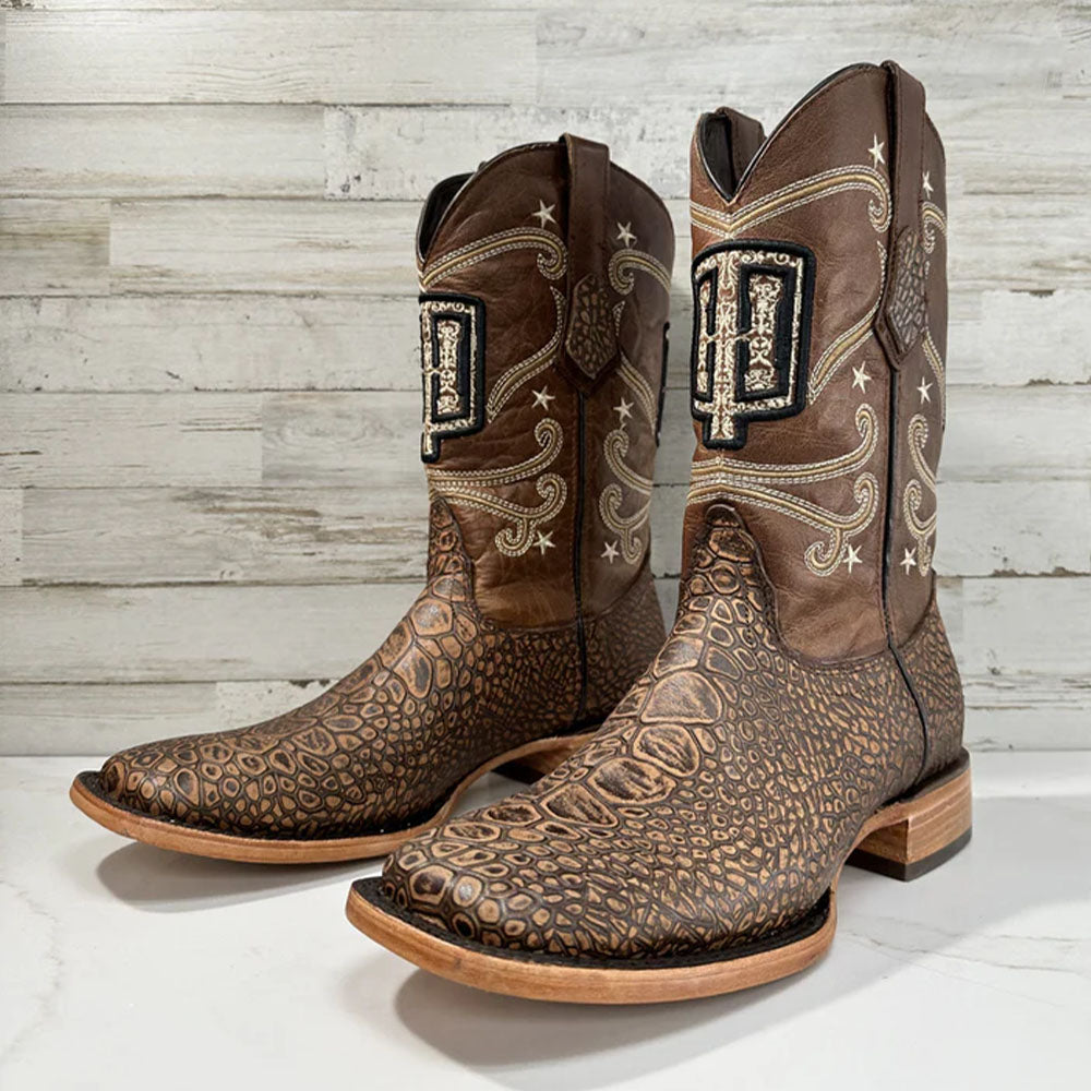Botas Cuadra Piel De Caiman Cuadra Botas Cowboy Rodeo Piel Caimán